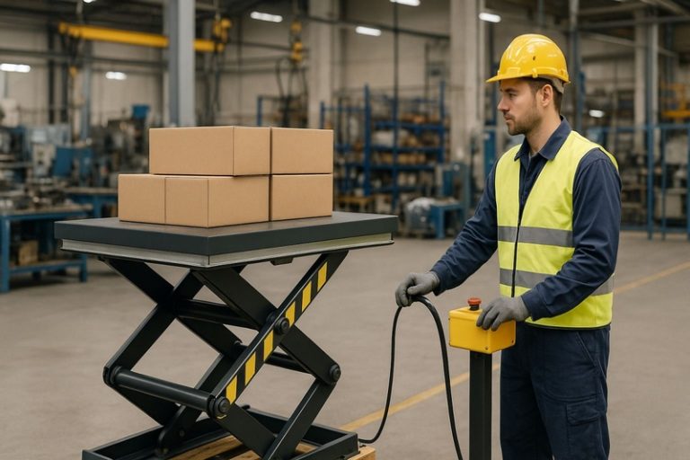 table élévatrice pour industriel